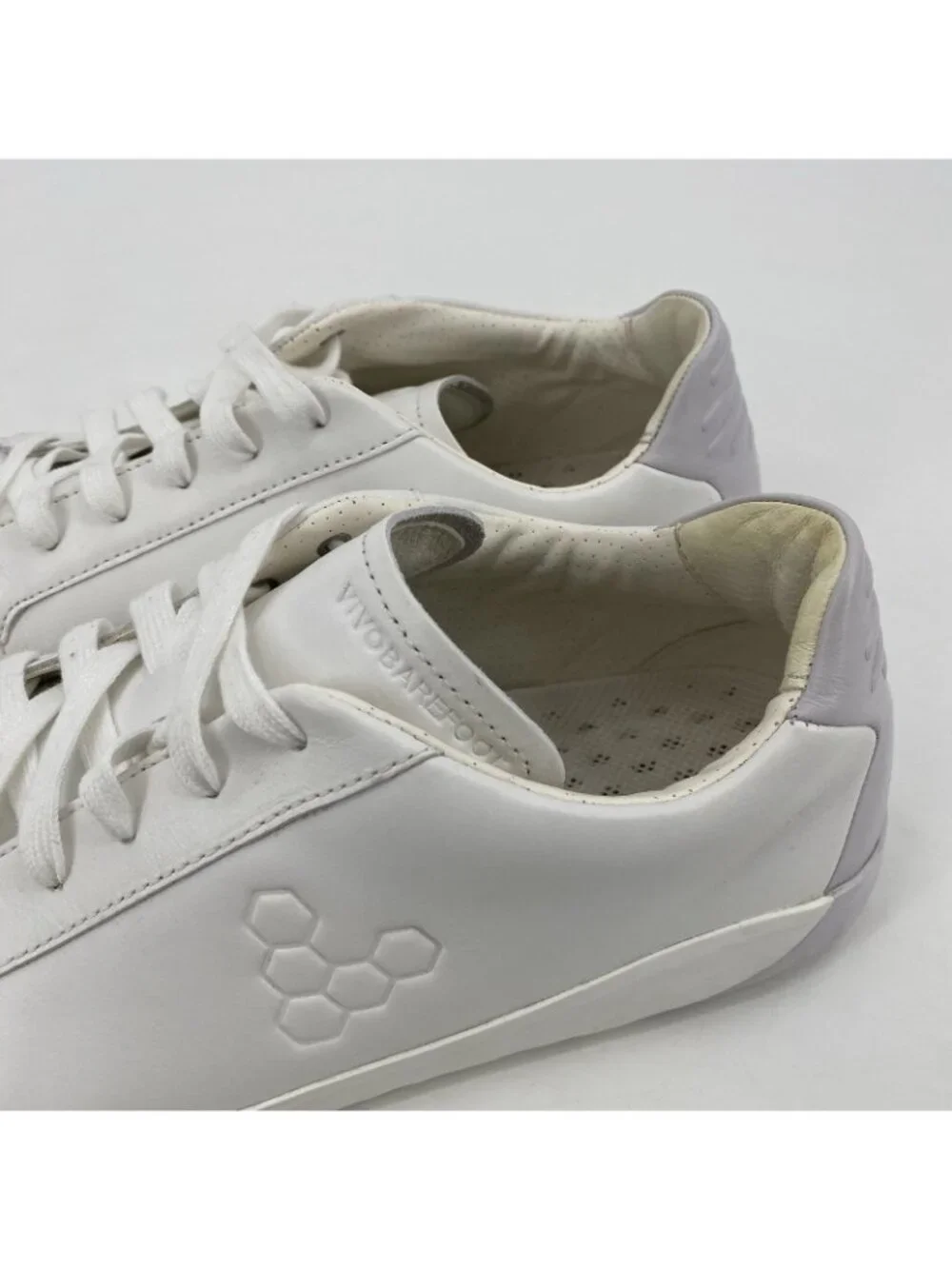 Vivobarefoot Geo Court III Bright White Size 43 US 10 Minimalist Sneaker